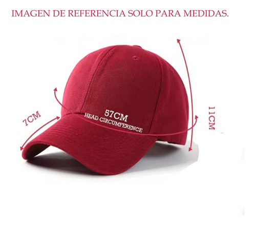 Gorras Acrílico Lisa Mayoreo Bordar Packs 8 10 12 15 20 25 Rojo 15 Piezas