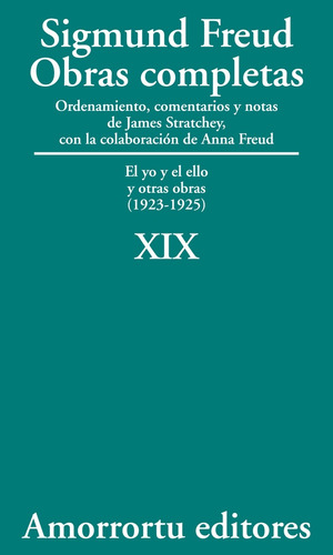 Obras Completas. Volumen Xix.. - Sigmund Freud