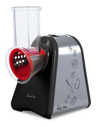 Imagen 2 de 9 de Rallador Eléctrico Smart-tek Easy Chop Verduras Queso Rebanador