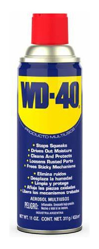 Aceite Lubricante Wd40 Aerosol 311g Antioxido Limpia Protege