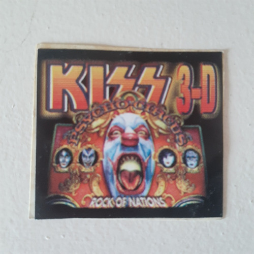 Calcomania Original Kiss Psycho Circus Rock Of Nations