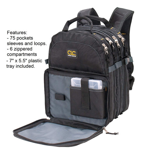 Clc Custom 1132 Mochila Herramientas De 75 Bolsillos