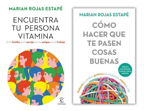 Persona Vitamina + Cosas Buenas - Rojas Estape - 2 Libros