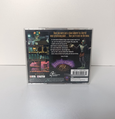 Oddworld Abe's Oddysee - Black Label Ps1 Físico Original (Usado)