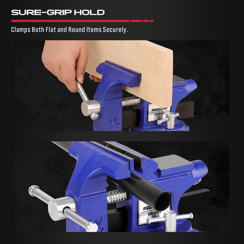 Vise De Banco De Servicio Pesado 45 Pulgadas: Clamp De Mesa