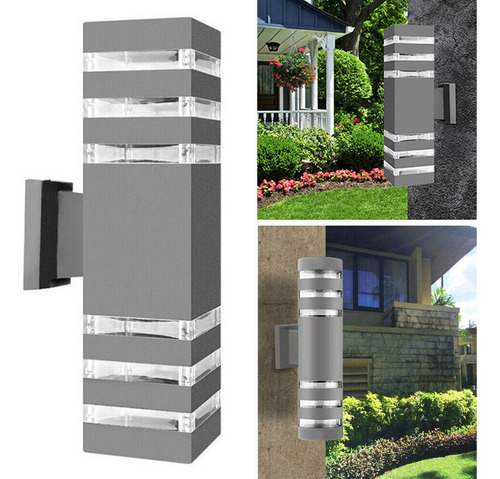 P Lámpara De Pared Led Moderna De Aluminio For Exteriores,