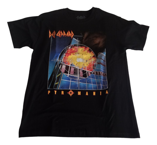 Def Leppard Pyromania Polera Talla L Hellblast