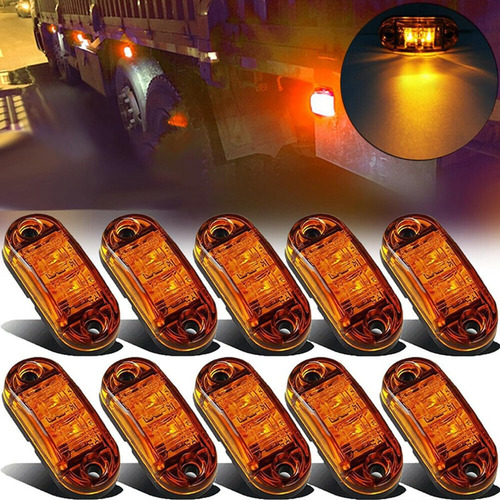 Focos Luces Laterales Posición Trochas Universal Led 12v 24v