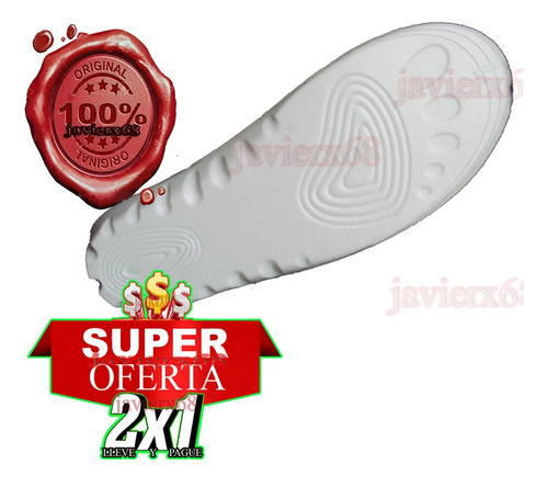 Imagen 8 de 8 de Plantillas Calzado Termoconformada De Gel Latex Micro Fibra