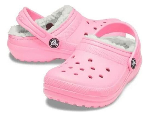 Crocs Classic Lined Con Peluche Rosa Invierno - Locals Only