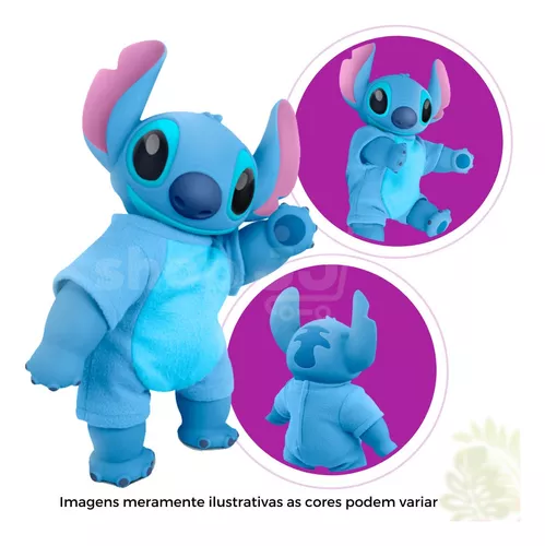 Boneco Coleção Amor De Filhote Stitch Vinil Disney Brinquedo