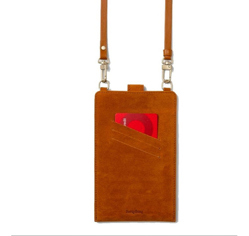 Bolsa Funda Para Teléfono, Tarjetas Con Correa De Gamuza.