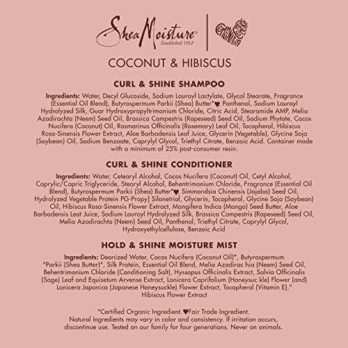 Sheamoisture Hidrata Y Define ChampĂș, Acondicionador Y Bruma