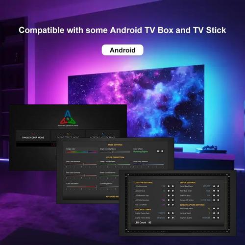 Luces De Juego De 9.84 Pies Para La Caja Para El Monitor De