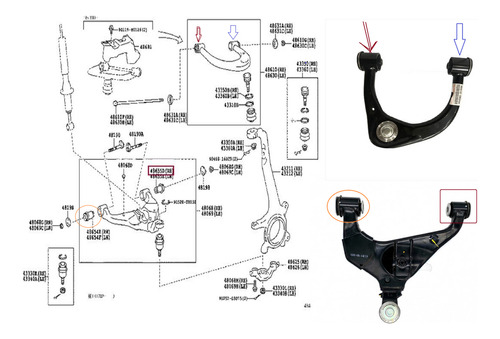 Meseta Delant Sup Fortuner 2.7 2016-2019 Tgn156l-stmlkv