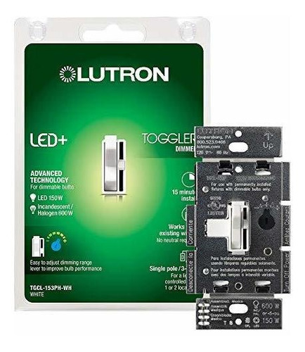 Lutron Alternador Led + Conmutador De Luces | 150 Vatios, Un