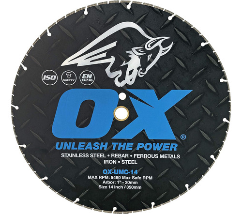 Ox Tools Ultimate - Hoja De Sierra De Corte De Metal De 14.0