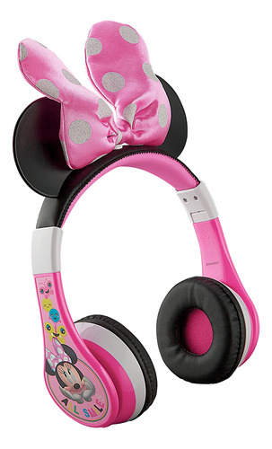 Ekids Minnie Mouse - Auriculares Bluetooth Para Niños, Aur.