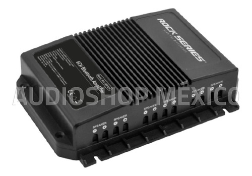 Imagen 4 de 6 de Amplificador 6 Canales Rock Series Rks-ampbt6 Bluetooth 850w