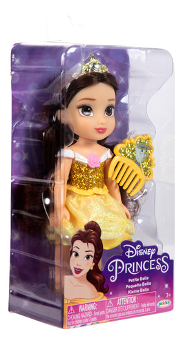 Muñeca Belle Con Glitter Disney Princesas