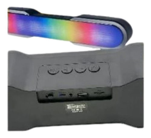 Barra De Sonido Bluetooth 10w Portátil 40x9cm