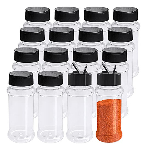 Set 16 Botellas Plásticas Ojyudd 3.4oz/100ml Para Especias