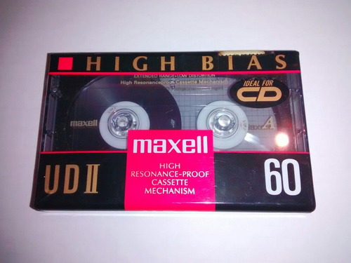 Imagen 2 de 10 de Maxell Udll 60 Cro2 Cromo X 10u Made In Japan, Envios Gratis