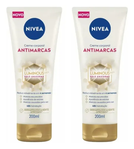 3本セット Luminous Body Cream 8 oz 未開封 新品 Nivea Luminous 630® Creme Corporal Antimarcas 200ml Kitc/2