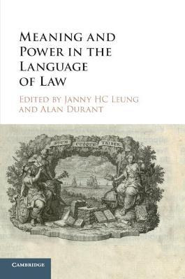 Libro Meaning And Power In The Language Of Law - Janny H....