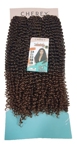 Cabelo Water Wave Cherey Fibra Sintética 360g Crochet Braid Cor #T27 ID