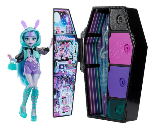 Muñeca Monster High Twyla Skulltimate Secrets Neon