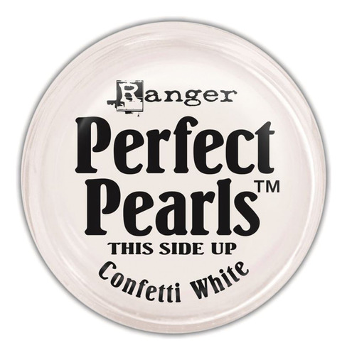 Ranger Perfect Pearls Pigmento Polvo 1 Onza Confeti Blanco