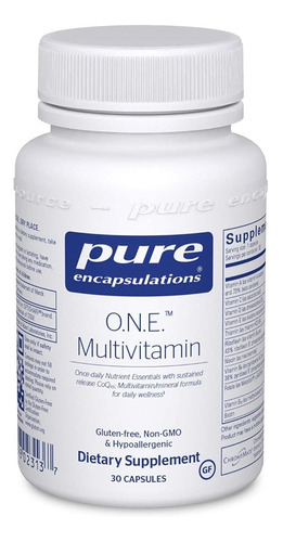 Pure Encapsulations | Multivitaminico I Uno Al Dia I 30 Caps