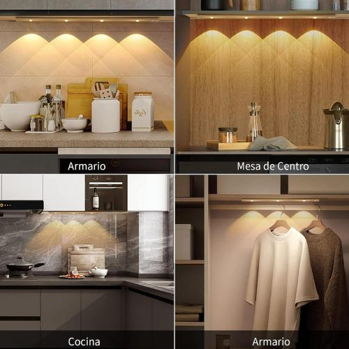 Luz Barra Led Pared Sensor Movimiento Cocina Closet 60 Cm
