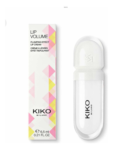 Kiko Milano Gloss Lip Volume: efecto volumétrico, nutre e hidrata. Acabado brillante: color blanco