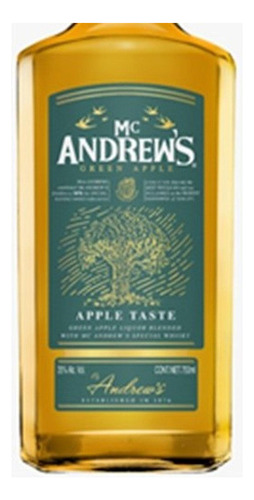 Pack De 4 Whisky Mc Andrews Green Apple 750 Ml