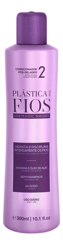 Acondicionador Pos Selagem Plastica Dos Fios 300ml Marca Cad