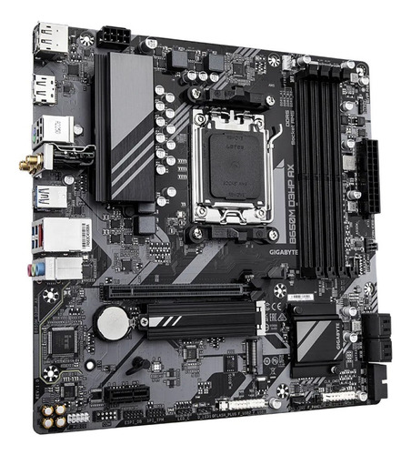 Motherboard Gigabyte B650m D3hp Ax Ddr5 Am5 Black Micro Atx