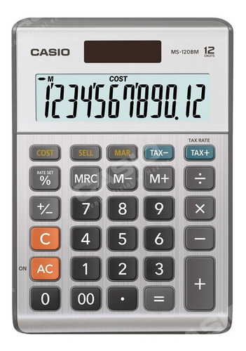 Imagen 2 de 3 de Calculadora De Escritorio Casio Ms-120bm