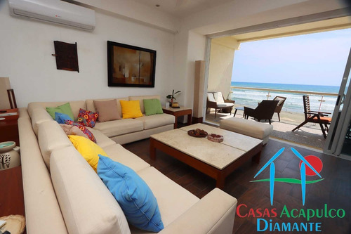 Imagen 7 de 30 de Cad Ocean Front 201. Depa De Playa Con Terraza Y Vista Al Mar