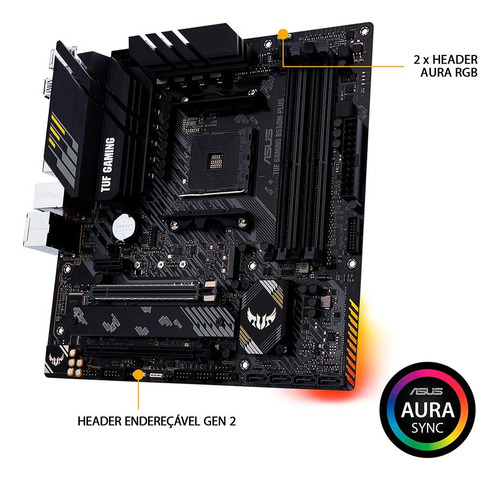 Placa Mae (amd) Asus B550m-plus Tuf Gaming Ddr4 Am4