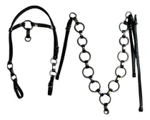 Comprar 2 Kit Traia Argolada Cabeçada Peitoral Muares,cavalo Preço 