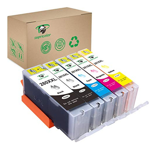 Pgi-280xl Cli-281xl Ink Cartridges, Use With Pixma Tr86...