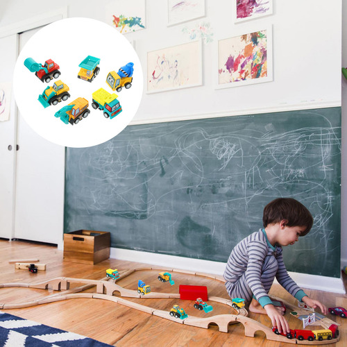 6 Pequeños Coches Retráctiles, Minicoches Retráctiles, Vehíc