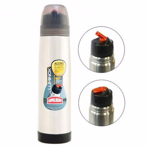 Termo Acero Inoxidable Lumilagro Luminox 1 Litro Gatitos