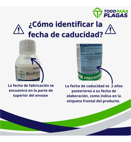 Imagen 3 de 6 de Biothrine Flow Bayer 1 L Mata Cucarachas Chinches Moscos