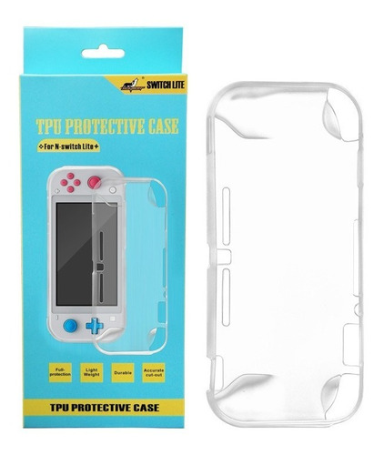 Funda Protector Silicona Transparente Nintendo Switch Lite