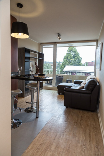 Arriendo En Edificio Los Colonos, 1 Dormitorio Full