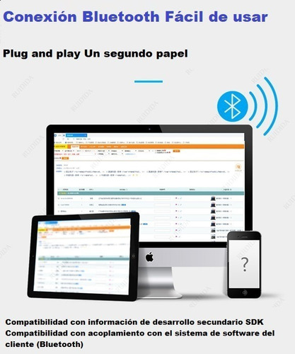 Impresora Termica De Etiquetas Bluetooth 120mm De Ancho 4x6