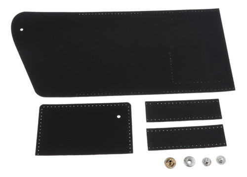 Cartera De Material Cuero Para Bricolaje, Kit Plegable, Tela